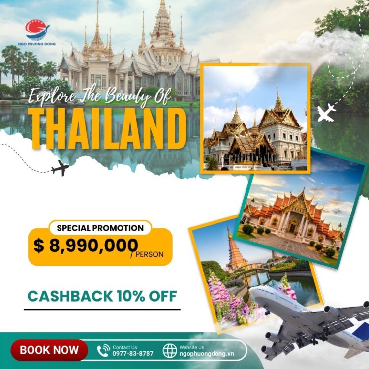 Du Lịch Thái Lan 5 Ngày 4 Đêm Bangkok - Pattaya