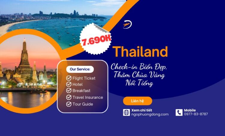 Du Lịch Thái Lan 5 Ngày 4 Đêm Bangkok - Pattaya