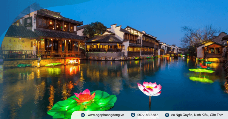 Bến Thượng Hải - Tô Châu - Hàng Châu - Ô Trấn